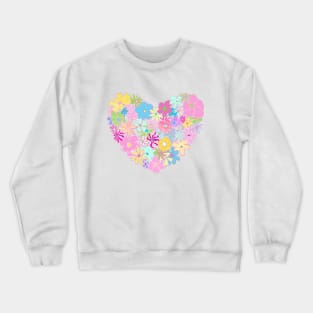 A heart of flower power Crewneck Sweatshirt